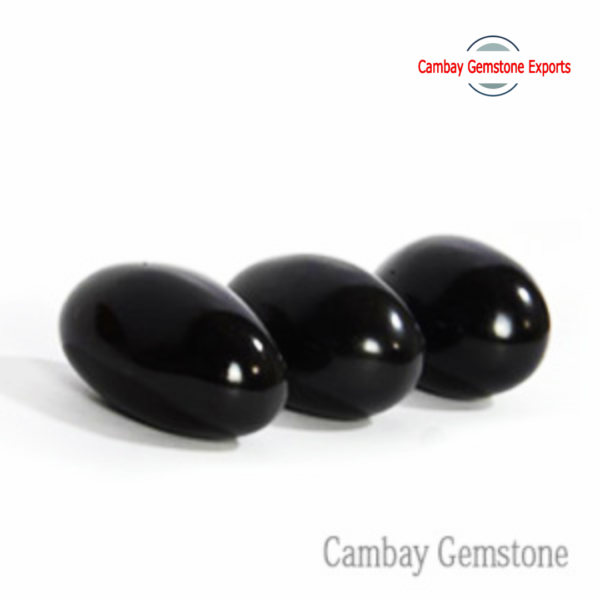 Beautiful Black Onyx Gemstone Egg Top Quality Gemstone Egg