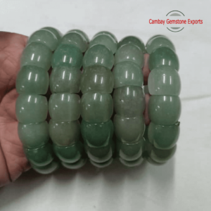 Green Jade Faceted Gemstone Bracelet