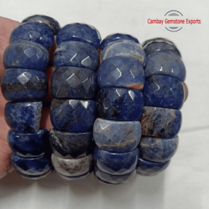 Lapis Faceted Gemstone Bracelets 2
