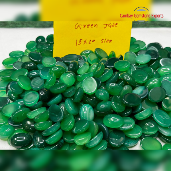 Green Jade Cabochons