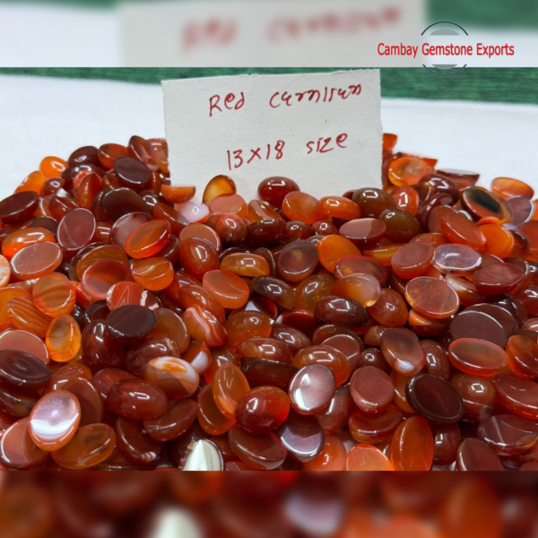 Red Carnelian Cabochons