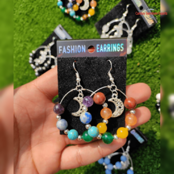 Gemstone Beads Earrings