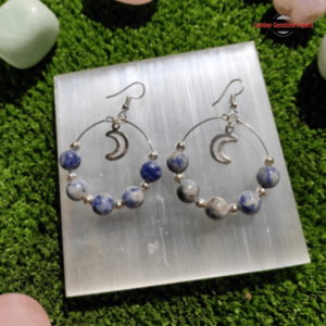 Gemstone Amethyst Beads Earrings