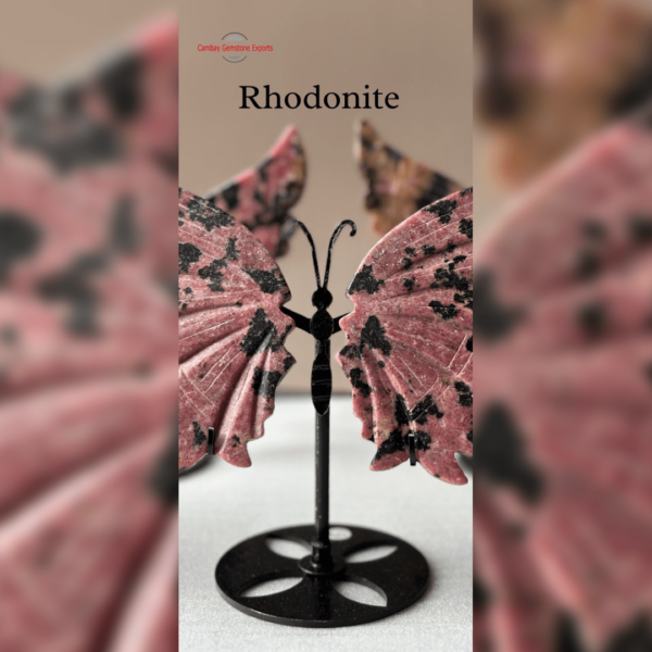 Rhodonite Butterfly Wings