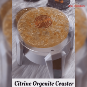 3" Citrine Orgonite Coaster