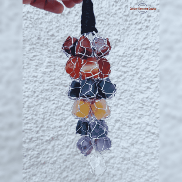 Chakra Rough Stones Hanging