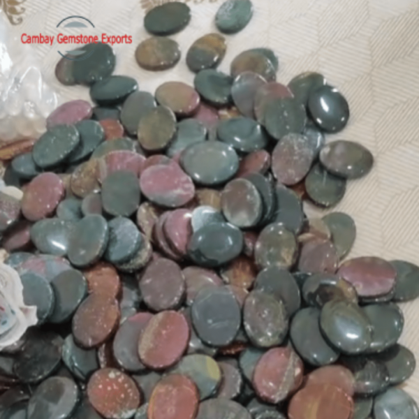 Mixed Oval Blood Worry Stone