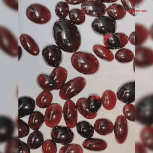 Natural Oval Garnet Cabochons stone