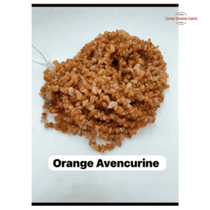 Orange Avencurine 33" Chips Necklaces