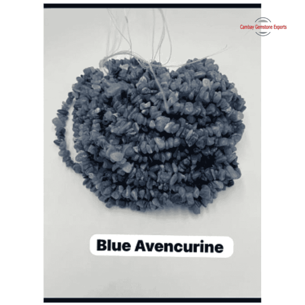 Blue Avencurine 33" Chips Necklaces