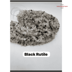 Black Rutile 33" Chips Necklaces