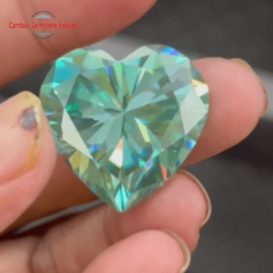 Moissanite Heart