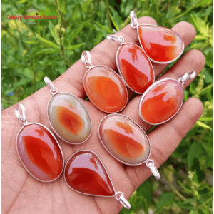 Onyx Cabochons Pendants