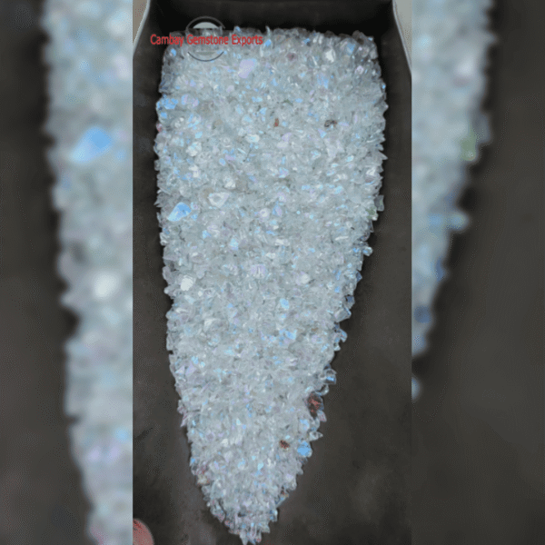 Clear Aura Quartz Chips - Image 4