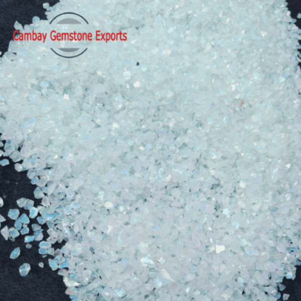 Clear Aura Quartz Chips - Image 3