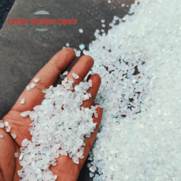 Clear Aura Quartz Chips - Image 2