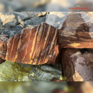 Tiger Eye & Banded Jasper – Raw Bulk Stones