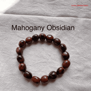Mahogany Obsidian Tumbled Stone Bracelets