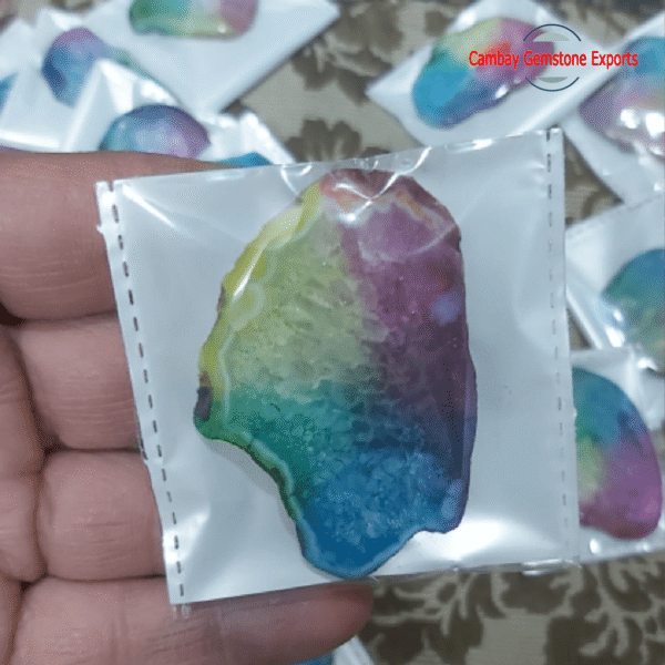 All-Products.psd-9-min.png Natural Solar Agate Slices Plates Unique Fancy Shape Stone Plates Gift For Birthday