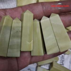 Natural Lemon Jade Gemstone Tower Beautiful Jewelry's Tower