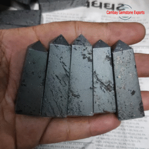 Natural Hematite Gemstone Tower Unique Make A Pendant Tower