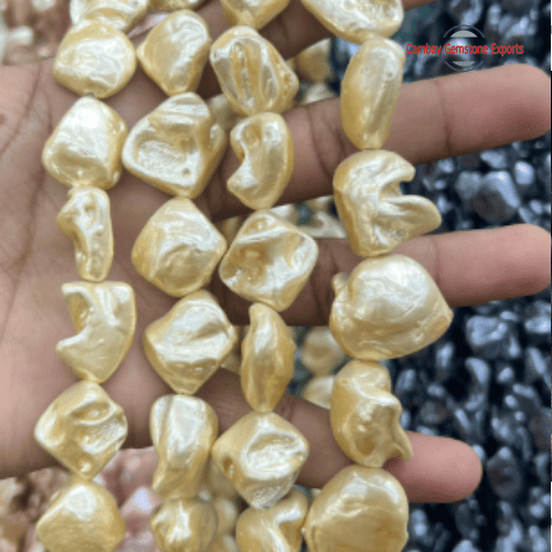 Pearl Shell Line String Bulk #7