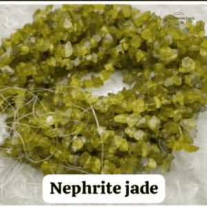 New-Project-13-2-1.png Nephrite jade 33" Chips Necklaces