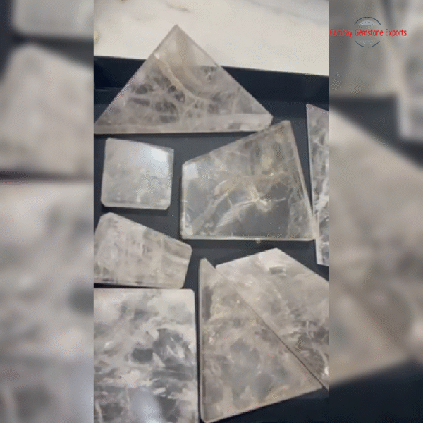 Crystals Polished on All Sides