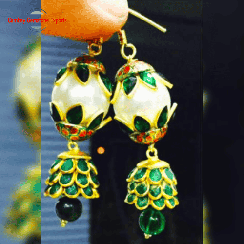 Agate Beads Earrings #22