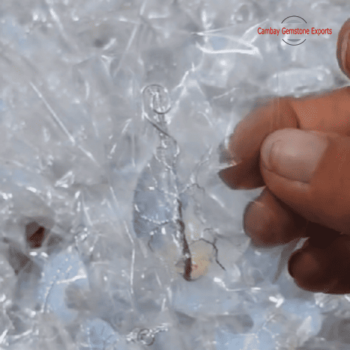 Moon Wrap Opalite Pendants