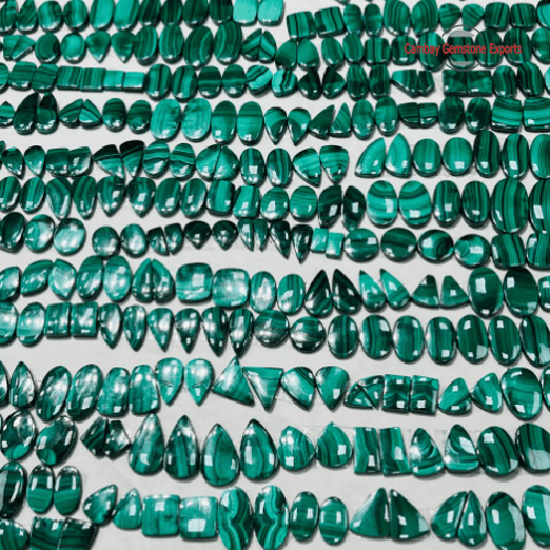 Malachite, Lapis & Azurite Cabochon Pairs