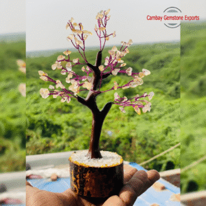 New White Crystal Wire Gem Trees