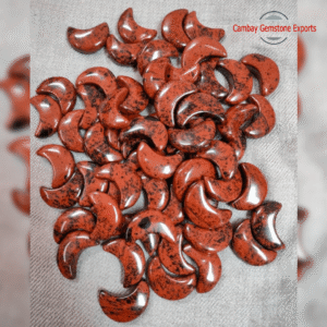 Red Jasper Quartz Moon Stone