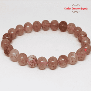 Natural Pink Cherry Gemstone Bracelet Amazing Bracelet Thanksgiving Bracelet