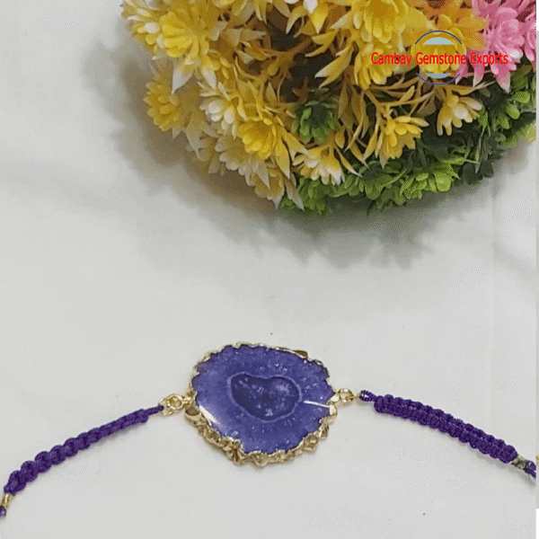 Natural Purple Gemstone Bracelet Wonderful Jewelry's Bracelet Christmas Gift