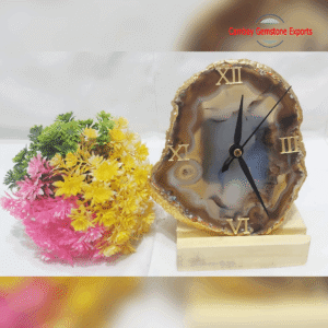 WALL AGATE CLOCK