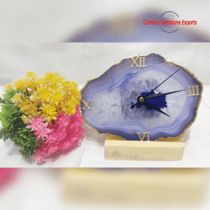 WALL AGATE CLOCK