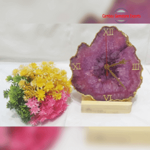 WALL AGATE CLOCK