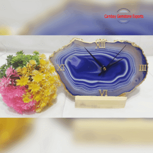 WALL AGATE CLOCK