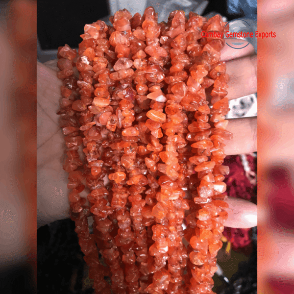 Natual Cornilian Uncut Gemstone Beads Handmde Making Jewelry Gemstone Beads