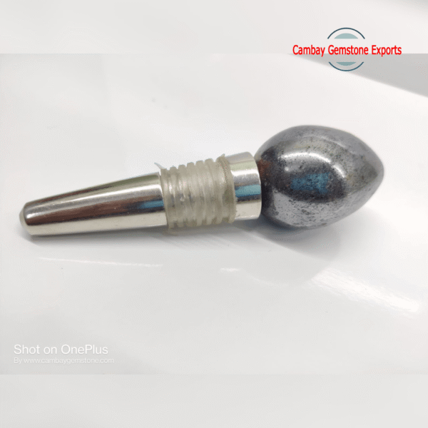GEMSTONE OVAL BOTTLE STOPPER