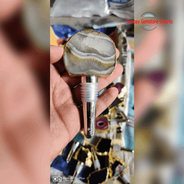 GEMSTONE BOTTLE STOPPER
