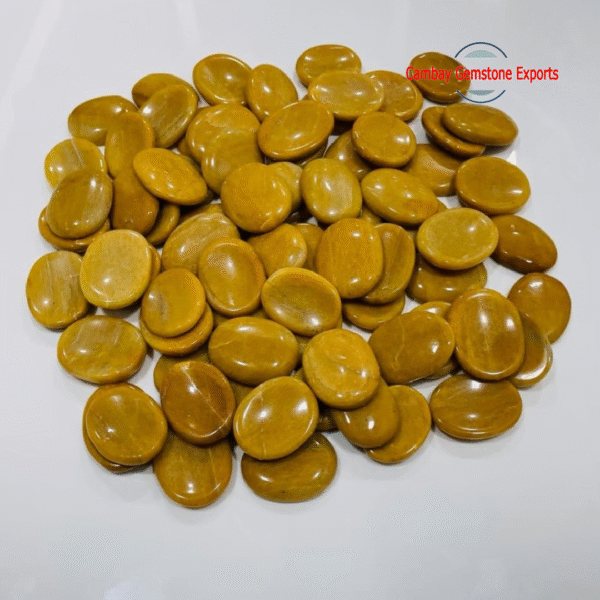 New-Project-2023-04-16T163341.501.png Beautiful Yellow Jasper gemstone Thumbstone Healing For Power Energy Thumbstone