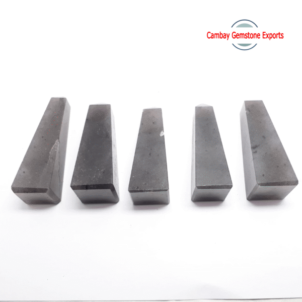 Natura Black Gemstone Obelisks Tower Stone Obelisks Tower Healing For Energy