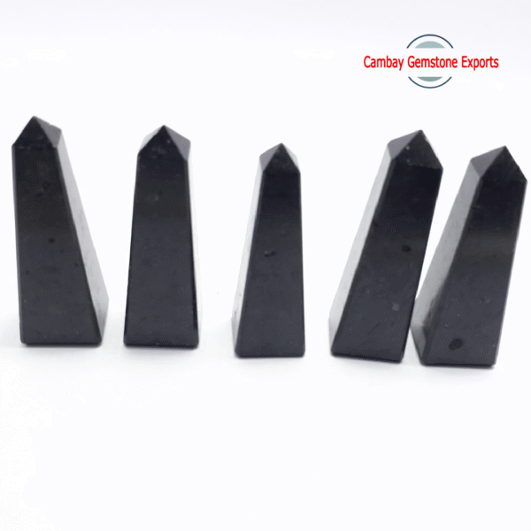 New-Project-2023-04-18T002821.927.png Amazing Black Onyx Gemstone Obelisks Tower Handmade Point Obelisks Tower