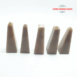 Natural Orange Calcite Gemstone Obelisks Tower Power Of Meditation Tower