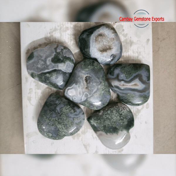 Natural Ocean Jasper Gemstone AAA Quality Heart Shape Briolette Gemstone