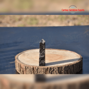 Natural Spectro lite Gemstone Point Tower Healing For Power Energy