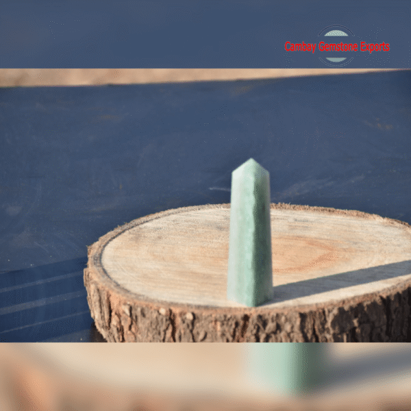 Natural Aquamarine Gemstone Point Tower Loose Jewelry's Gemstone Tower