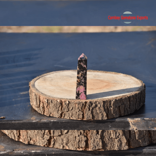 Natural Cherry Jasper Gemstone Point Tower Loose Jewelry's Gemstone Point Tower